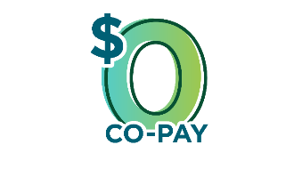 Graphic showing TEPEZZA $0 Co-pay